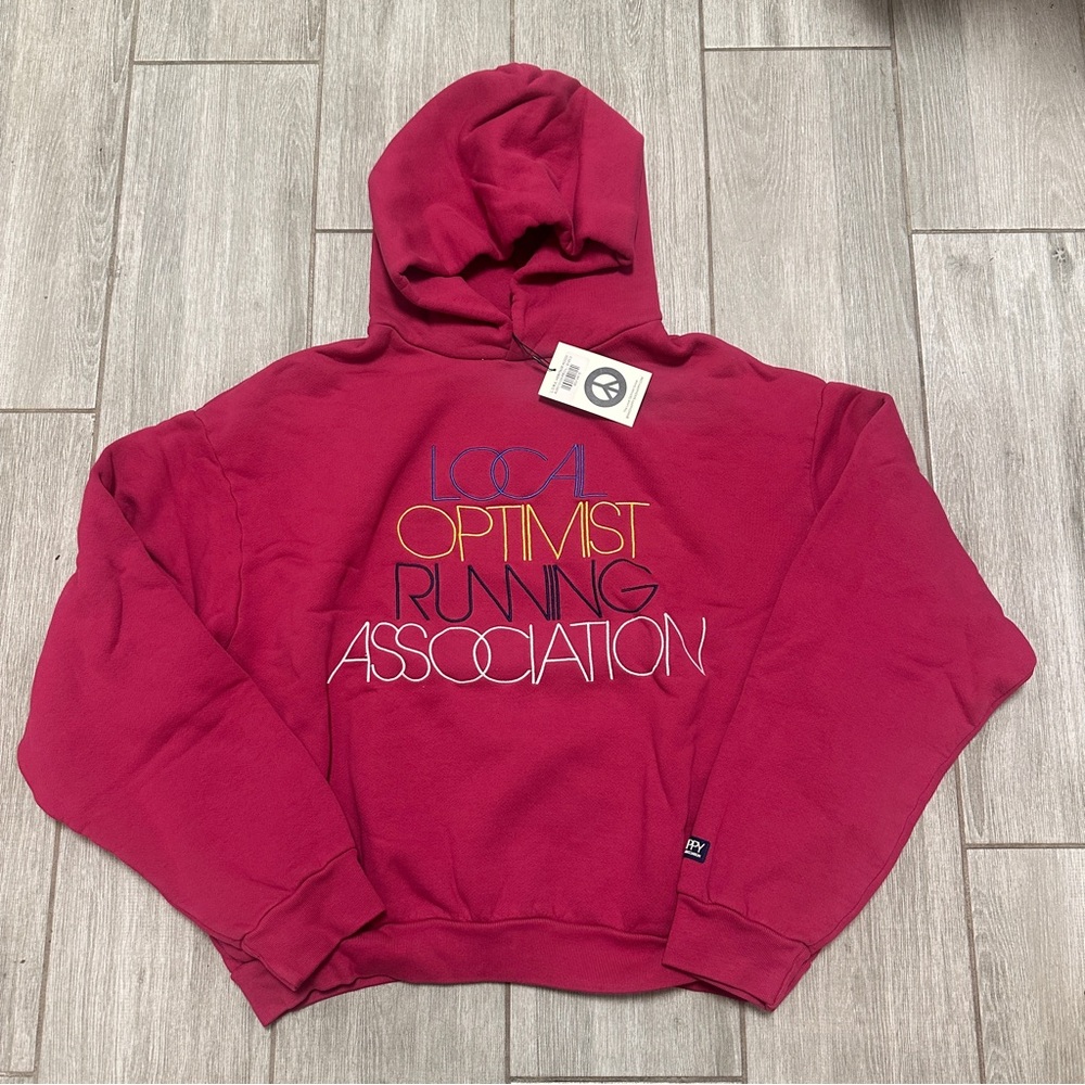 Madhappy Local Optimist Running Association Hoodie NWT Large - Picture 2 of 2